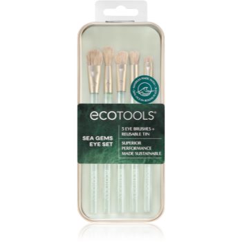 EcoTools Sea Gems Eye Set set de pensule pentru machiajul ochilor - imagine 2